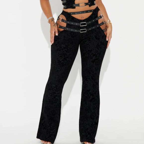 NWT Fashion Nova Don't Call Me Pant Set - Picture 2 of 2